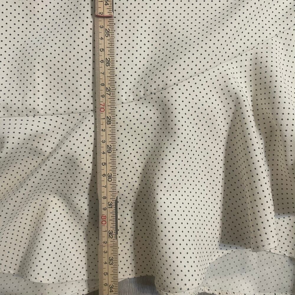 Banana Republic Factory PRINT RUFFLE-HEM SHEATH DRESS size 6P - Picture 13 of 15